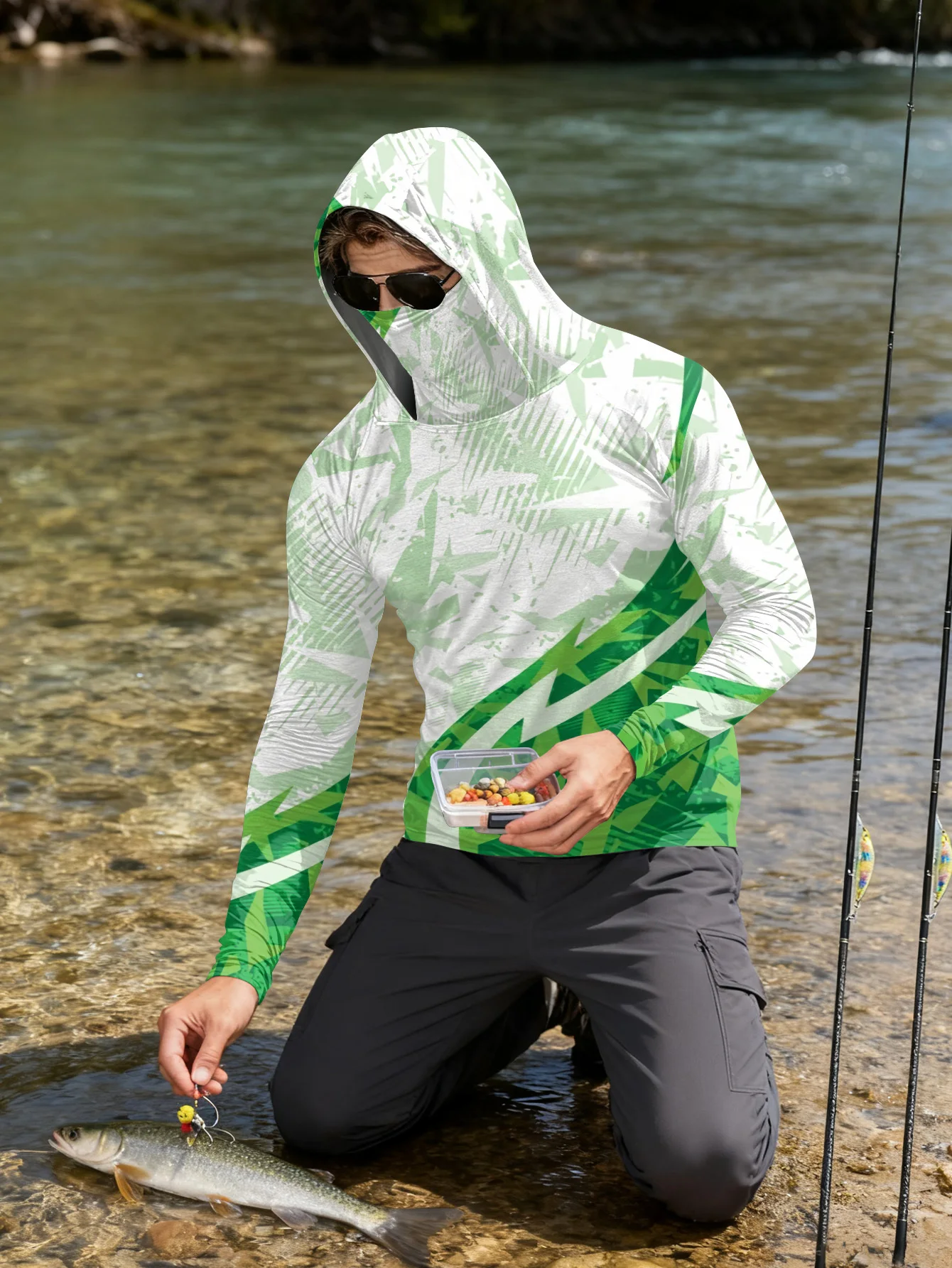 Męska koszulka do wędkowania z – Outdoor Hunting Prints recenzja i cena
