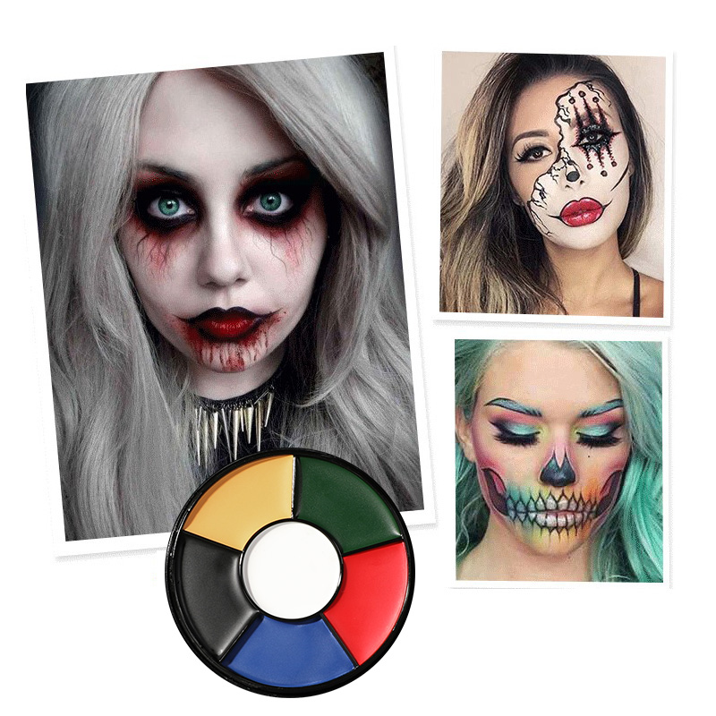 6-kolorowa paleta farb olejnyc – Camo Face Paint recenzja i cena